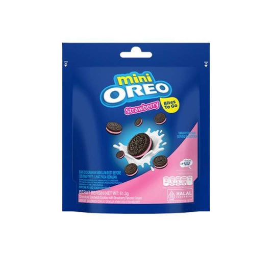 Pekanbaru Oreo Mini Krim Strawberry 61.3Gr