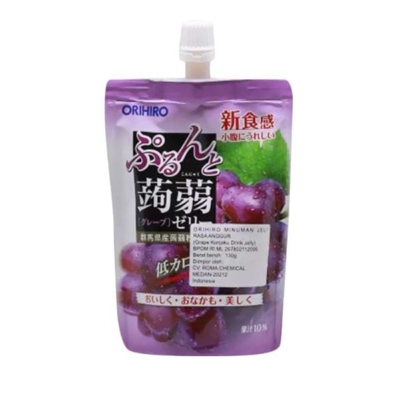 Pekanbaru Orihiro Grape Konjaku Drink Jelly [130 G]