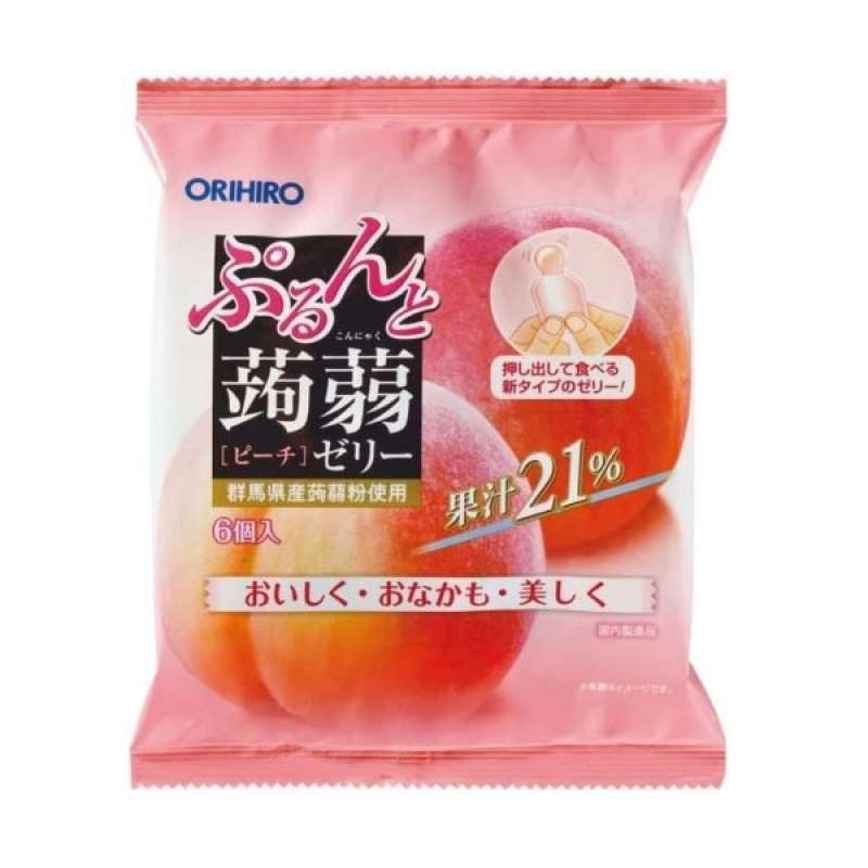 Pekanbaru Orihiro Peach Konjaku Jelly 120Gr Pch