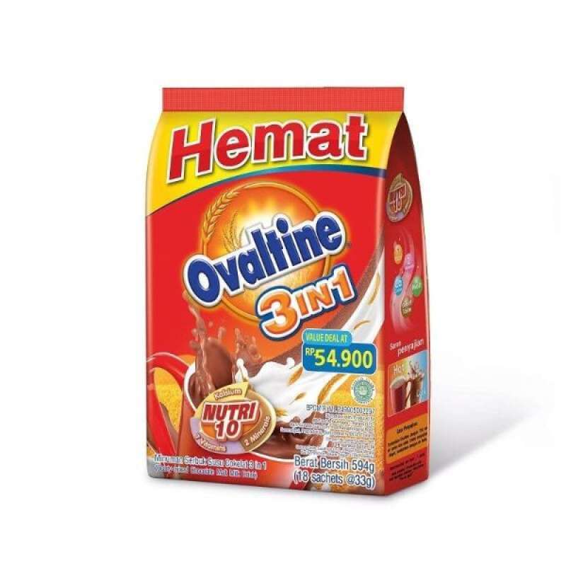 Pekanbaru Ovaltine 3In1 18X33Gr