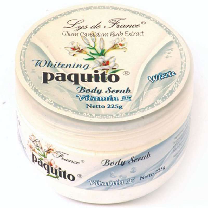 Pekanbaru Paquito body scrub vit e white 225gr