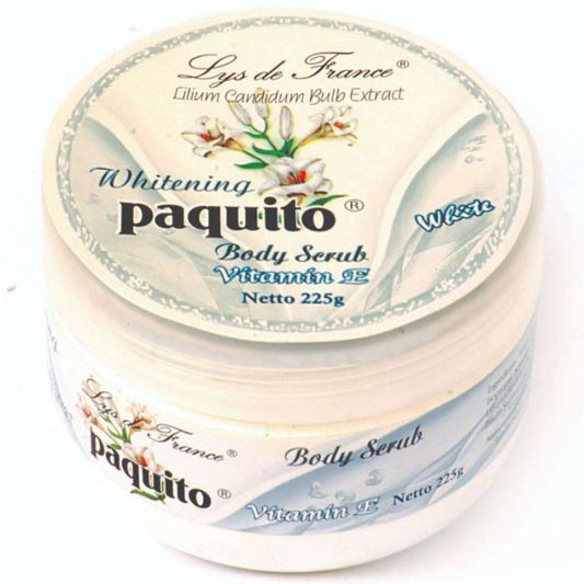 Pekanbaru Paquito body scrub vit e white 225gr