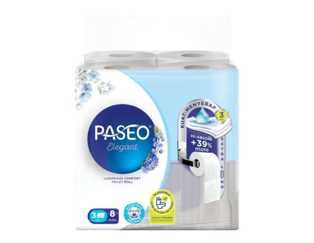 Pekanbaru PASEO ELEGANT LUXURS COMFORT TOILET 8ROLL