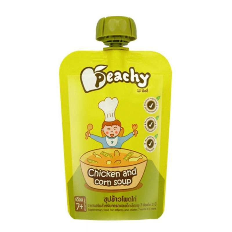 Pekanbaru Peachy Chicken And Corn Soup 125Gr