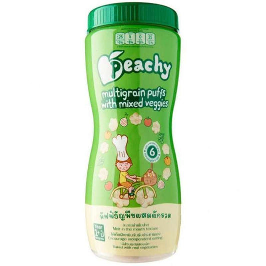 Pekanbaru Peachy Multigrain Puff With Mixed Veggies 40G
