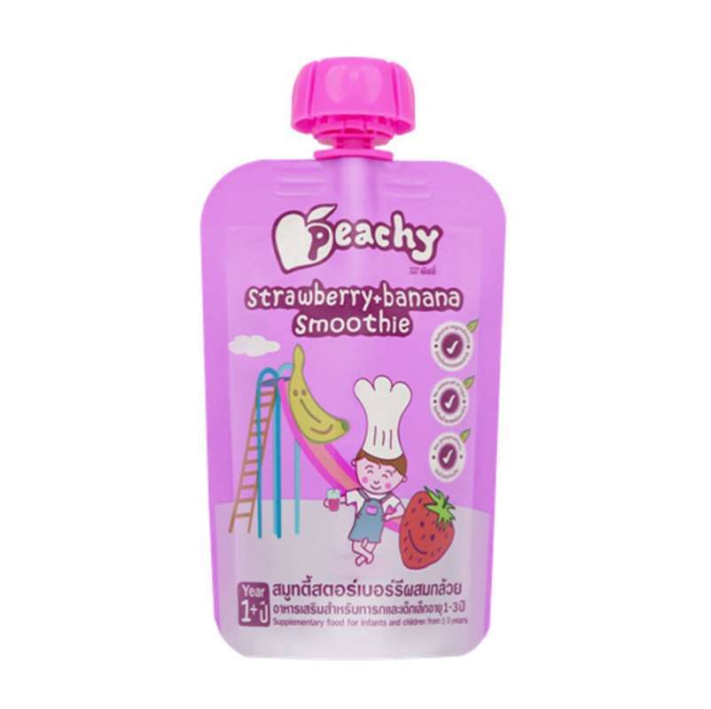 Pekanbaru Peachy Strawberry Banana Smoothie 100Gr