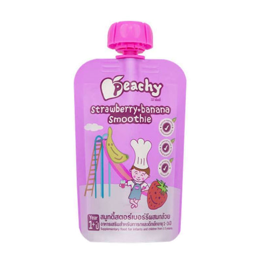 Pekanbaru Peachy Strawberry Banana Smoothie 100Gr