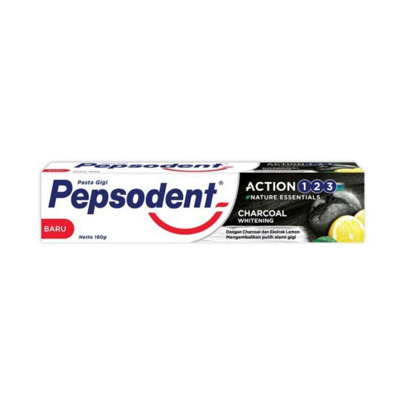Pekanbaru Pepsodent T/P Action 123 Charcoal 160Gr