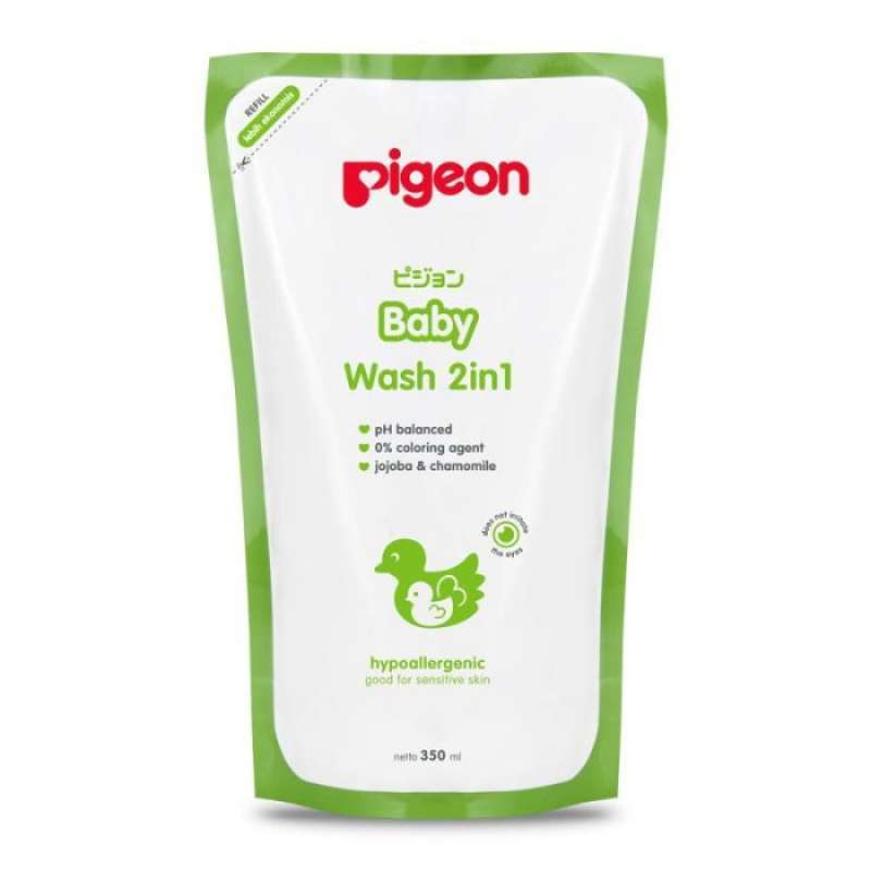 Pekanbaru Pigeon Baby Wash 2In1 350Ml Refill
