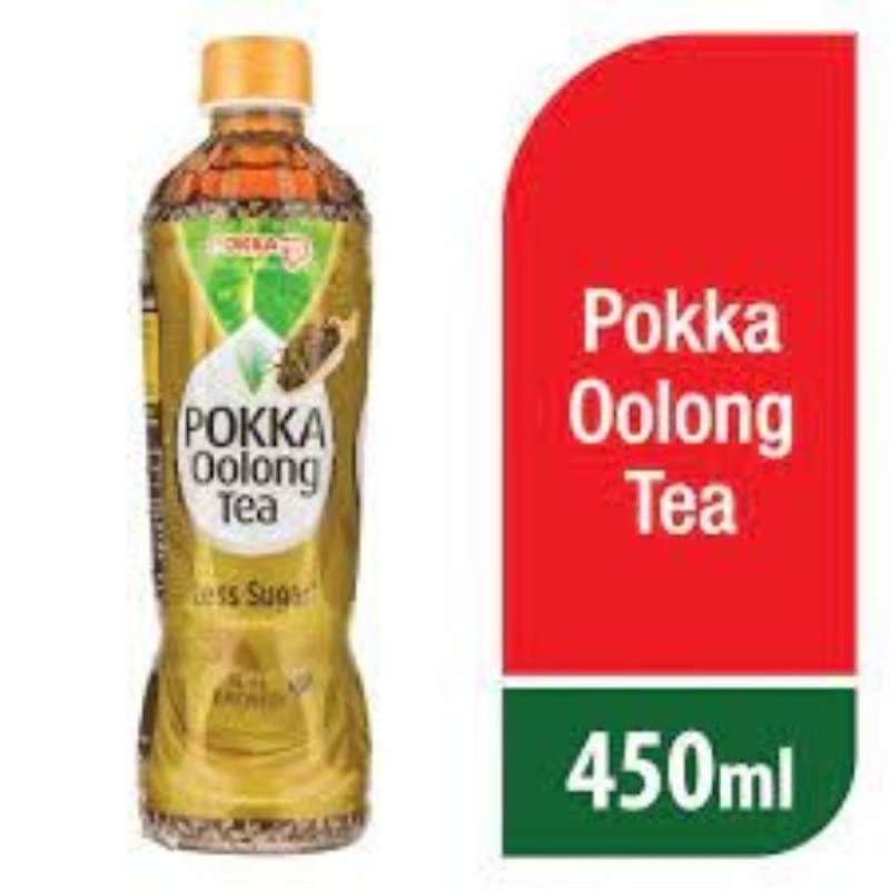 Pekanbaru Pokka Oolong Tea Less Sugar 450Ml