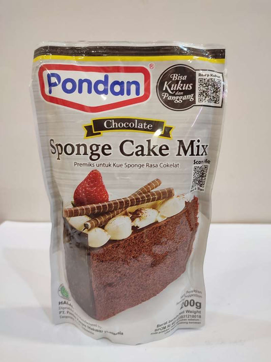Pekanbaru Pondan Sponge Cake Mix Chocolate 200Gr