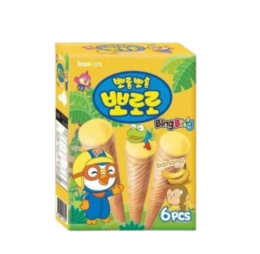 Pekanbaru Pororo Bingbing Ice Cone Banana 54Gr