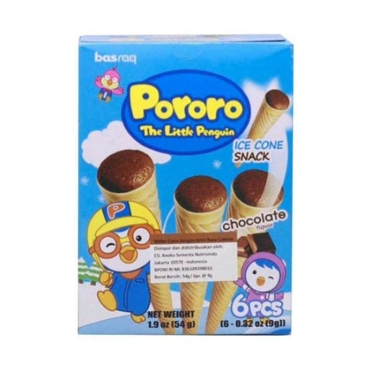 Pekanbaru Pororo Bingbing Ice Cone Chocolate 54Gr