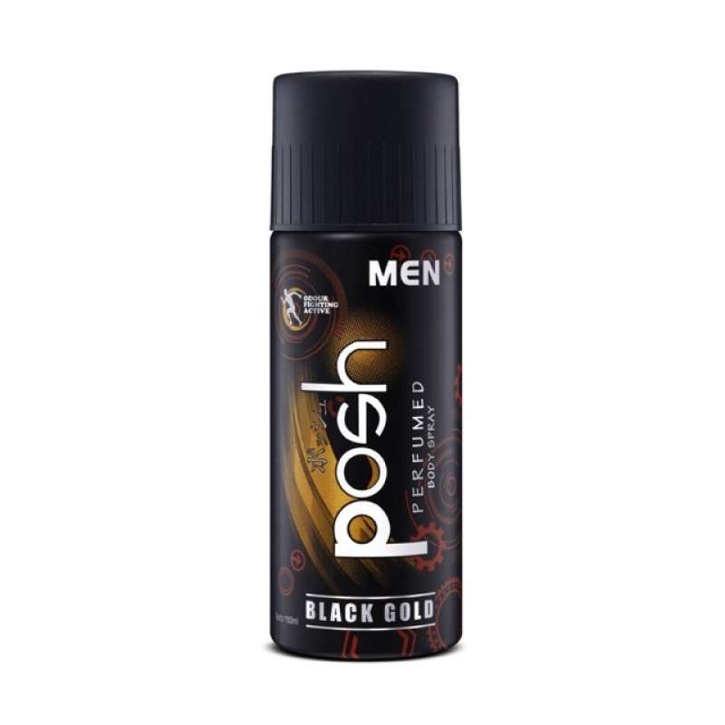 Pekanbaru Posh Men Prfm Body Spray Black Gold 150M