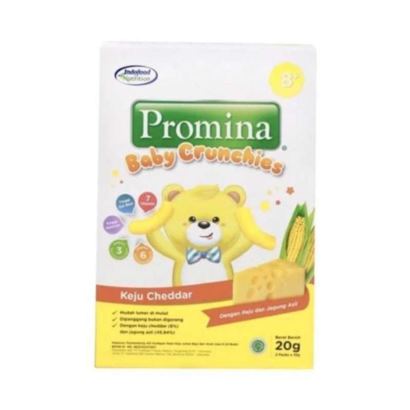 Pekanbaru Promina Baby Crunchies Keju Cheddar 20G