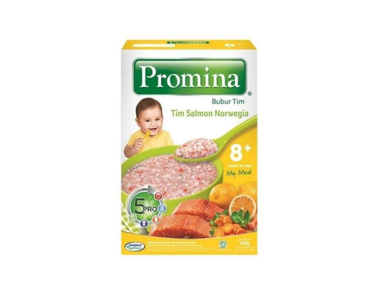 Pekanbaru Promina Bubur Tim Salmon Norwegia [100 G]