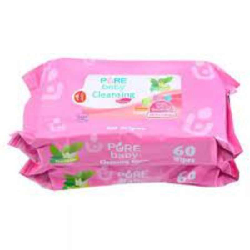 Pekanbaru Pure Bb Cleansing Wipes Tea Olive 60'S