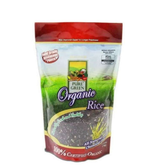 Pekanbaru Pure Green Beras Organic Hitam 1Kg