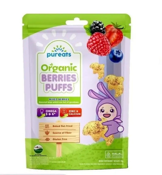 Pekanbaru Pureats Berries Puffs Mixed Berries 30Gr