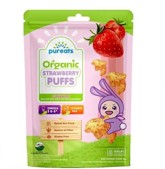 Pekanbaru Pureats Berries Puffs Strawberry 30Gr