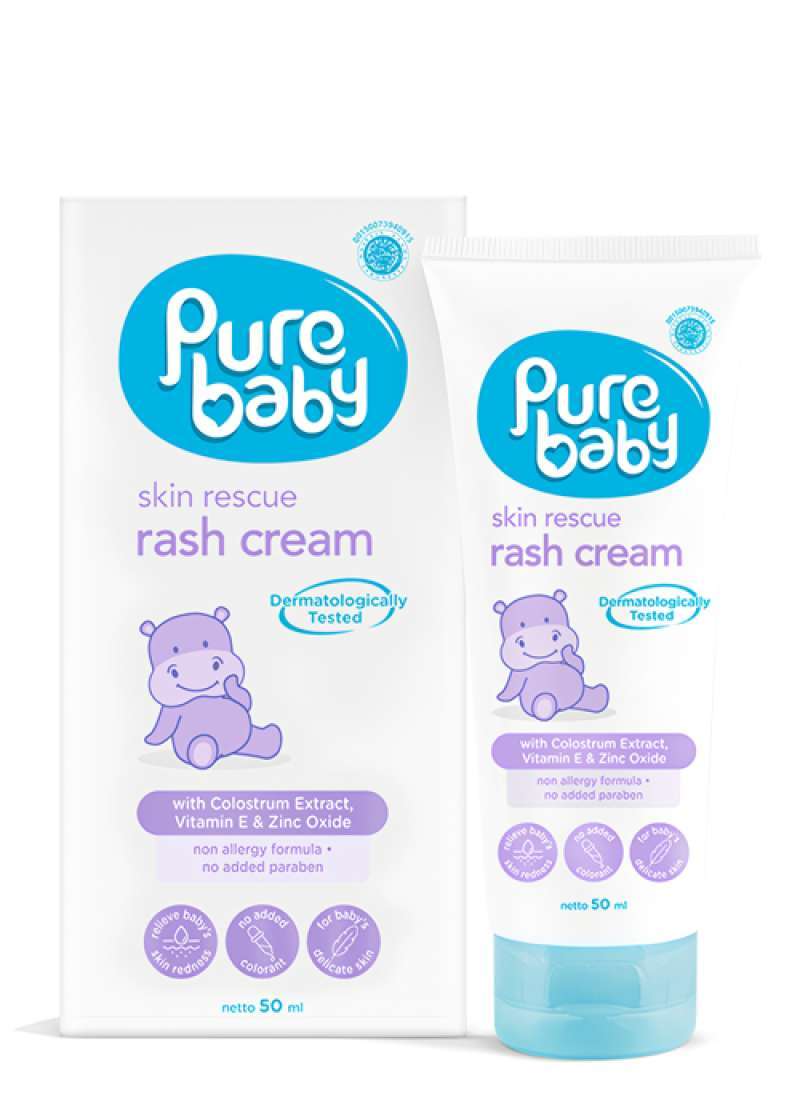 Pekanbaru Pure Baby Skin Rescue Rash Cream [50 Ml]