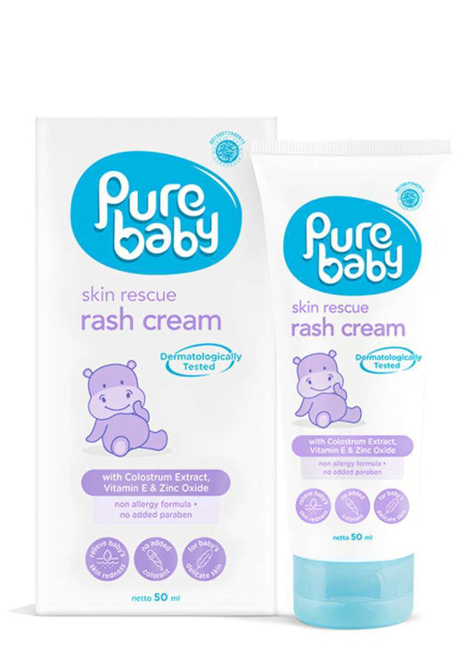 Pekanbaru Pure Baby Skin Rescue Rash Cream [50 Ml]