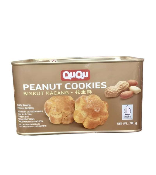 Pekanbaru Ququ Cookies Peanut 700G Tin