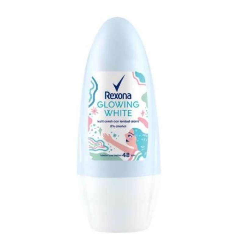 Pekanbaru Rexona Deo Roll On Glowing White 40Ml