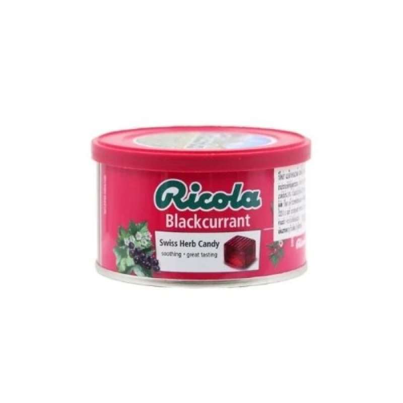 Pekanbaru Ricola Blackcurrant Candy Tin 100Gr