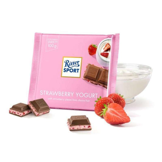 Pekanbaru Ritter Sport Strawberry Joghurt 100Gr