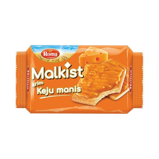 Pekanbaru Roma Malkist Krim Keju Manis 120Gr