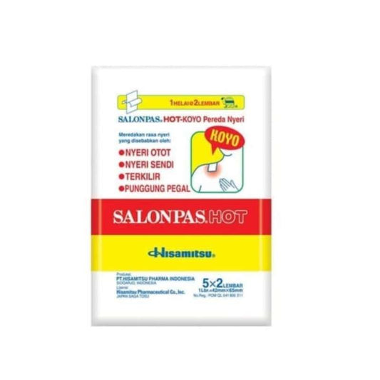 Pekanbaru Salonpas Koyo Pereda Nyeri Hot 10' S