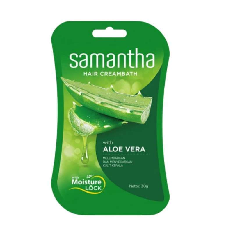 Pekanbaru Samantha Hair Creambath Aloe Vera 30G