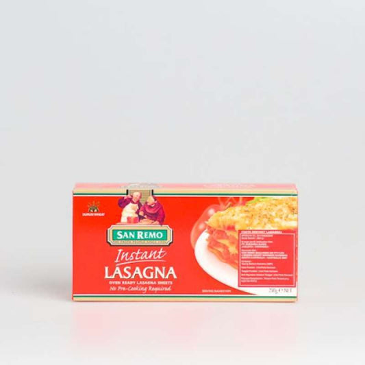Pekanbaru San Remo Instant Lasagna Sheet 250Gr Box