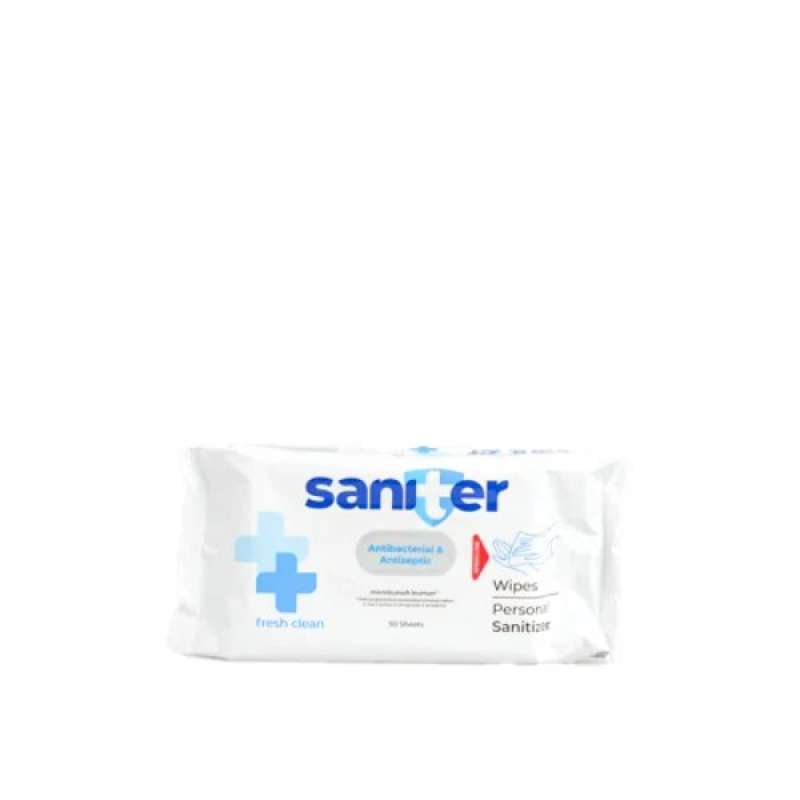 Pekanbaru Saniter Wipes Sanitizer [50 Sheets]