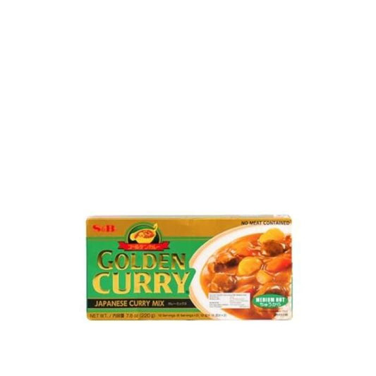 Pekanbaru S&B Golden Curry Sauce Mix Med Hot 220G