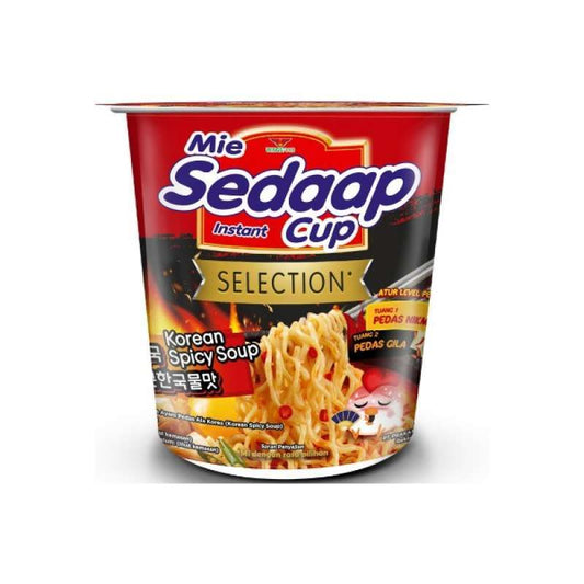 Pekanbaru Sedaap Mie Korean Spicy Soup Cup 75G