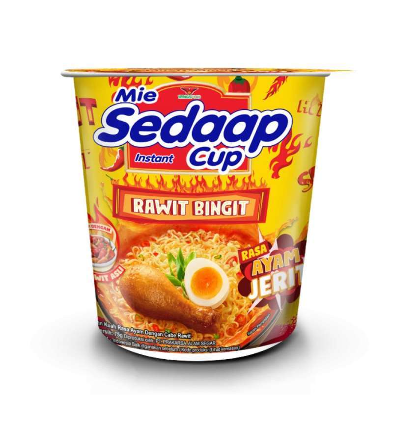 Pekanbaru Sedaap Mie Rasa Ayam Jerit 75Gr Cup