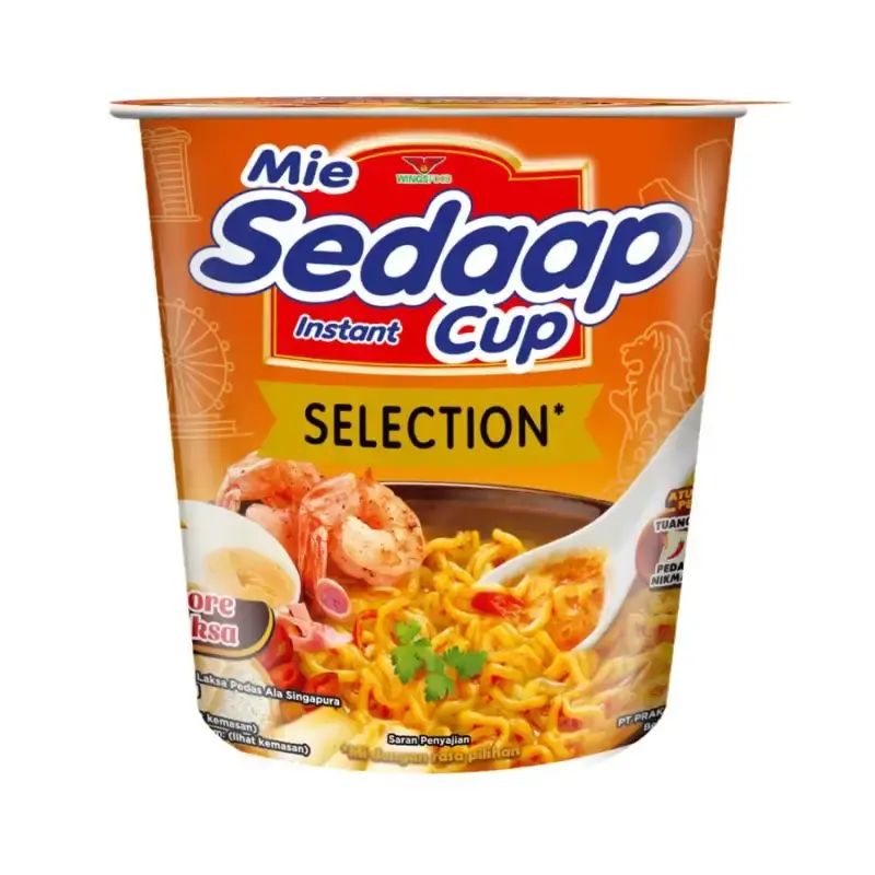 Pekanbaru Sedaap Singapore Spicy Laksa 86Gr Cup