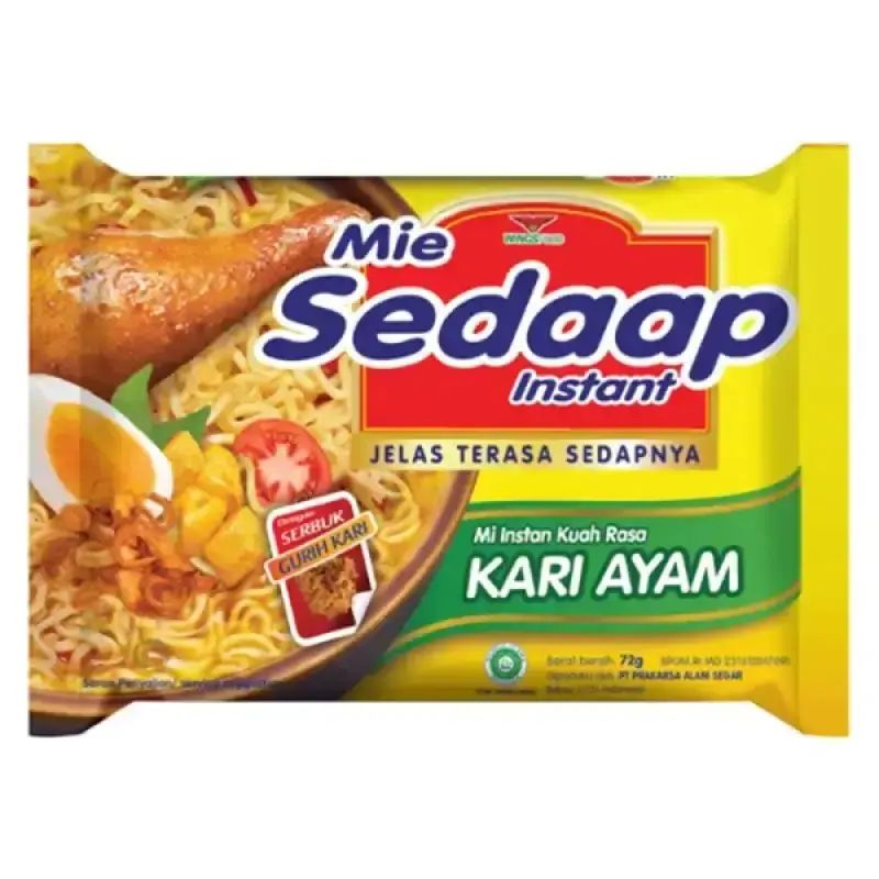 Pekanbaru Sedaap Mie Kari Ayam 72Gr Pak