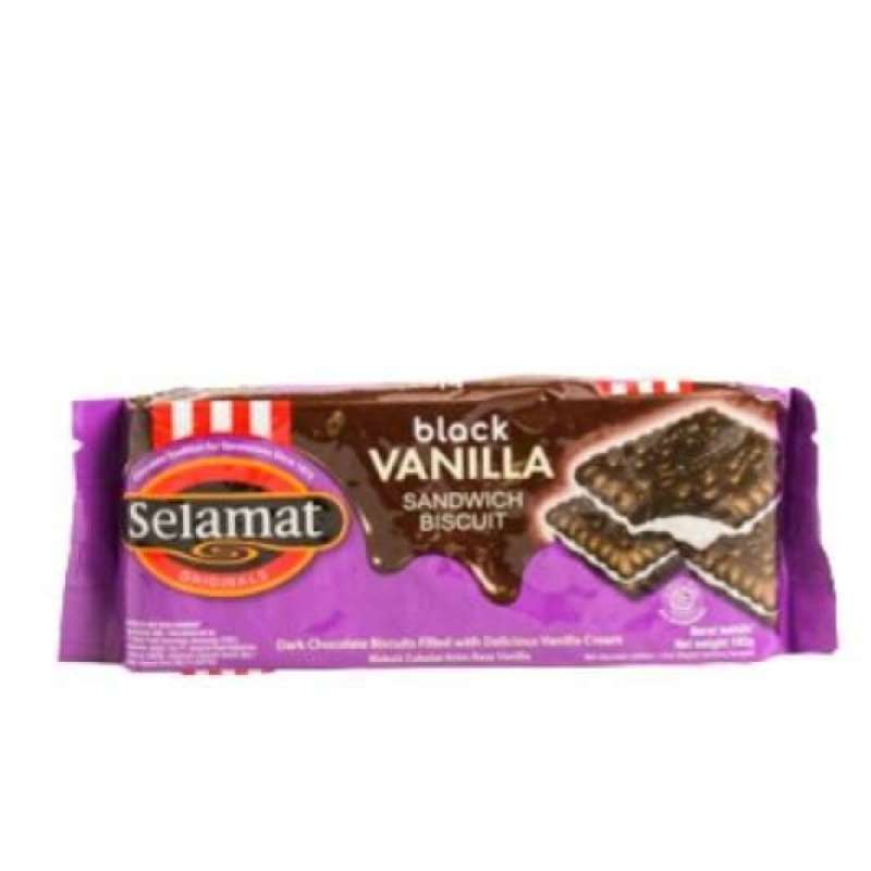 Pekanbaru Selamat Biscuit Black Vanila 88G Pak
