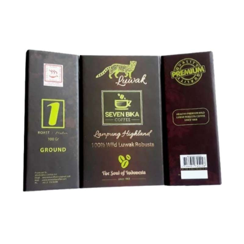 Pekanbaru Seven Bika Lampung Luwak Rbst Grnd 100G