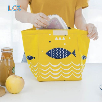 Pekanbaru Tas Bekal Makanan Makan Anti Air Makanan Bento Elegan Aluminium Foil Lunch Bag Anti Basah