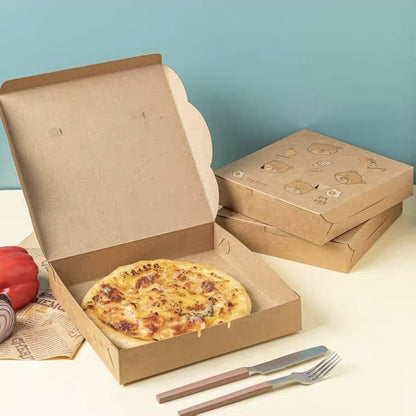 Pekanbaru Box / Kotak Egg Tart / Pizza / Cupcake Motif Lucu Berbagai Ukuran
