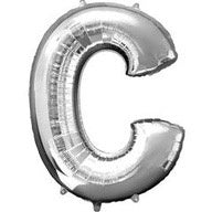 BALON FOIL SILVER BALON HURUF Angka 16 inch 40 cm Ulang Tahun Love Star ABCDEFGHIJKLMNOPQRSTUVWXYZ Balloon Supplies Happy Birthday