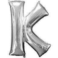 BALON FOIL SILVER BALON HURUF Angka 16 inch 40 cm Ulang Tahun Love Star ABCDEFGHIJKLMNOPQRSTUVWXYZ Balloon Supplies Happy Birthday