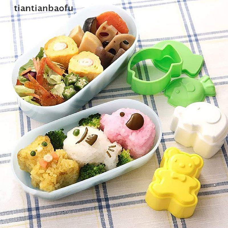 Pekanbaru Perlengkapan Bekal Bento Anak Lucu  / Tusukan Makanan Anak /Cetakan Nasi Anak/ Hiasan Makanan Anak/Kotak Bekal Anak