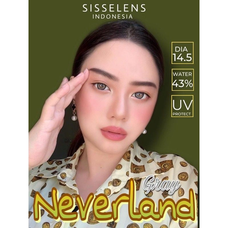 Pekanbaru Sisse Lens Softlens Neverland Gray Dan Brown Normal Dan Mines