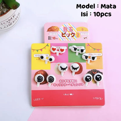 Pekanbaru Garpu / Tusuk Bento Lucu Unik Mini