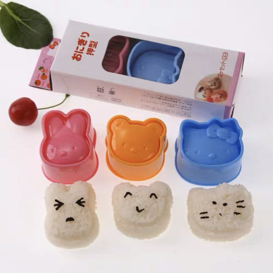 Pekanbaru Cetakan Bento Hello Kitty Lucu Imut Set Isi 3